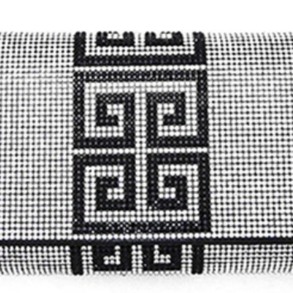 Silver Designer Style Rounded Clutch - Picture 2 of 5